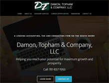 Tablet Screenshot of damtopcpa.com
